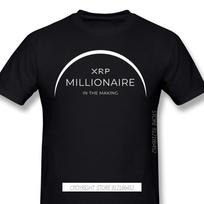 Vyriški XRP Ripple Monetos Kriptovaliutos Juodi Marškinėliai Kripto Milijonierius Kuriantis Marškinėliai Grynos Medvilnės Marškinėliai Harajuku Marškinėliai Suaug... S įvairiaspalvis