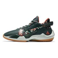 Nike Freak 2 GS Slip Resistant Cushioning Abrasion Resistant Low Top Children's Basketball Shoes Green White Teenagers DD0012-300 36