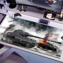 Game World Of Tanks Mouse Pad Multiple Sizes Large Square Computer Office Game Table Mats Rubber Anti-slip Mousepads 600x300x2mm
