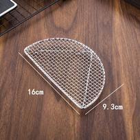 Semi -Circular/Round Tempura Frying Net Durable Japanese Style Barbecue Net