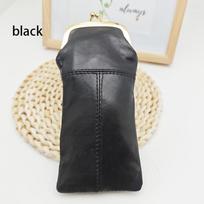 Unisex Faux Leather Eyeglasses Case | Modern Style with Snap Closure, Fashionable and Practical Storage Bag juoda