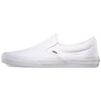 Vans Classic Slip-On White Canvas Unisex Sneakers VN000EYEW00 36.5 white