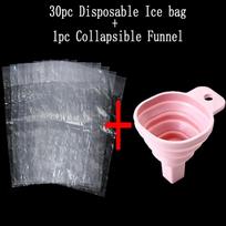 30pcs/pack Disposable Ice-making Bags Ice Cube Tray Mold Ice Mould Ice Tray Summer DIY Drinking Tool Kitchen Gadgets