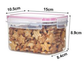 Moisture & Insect-Proof Food-Grade Plastic Storage Jar with Airtight Seal