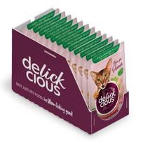 Delickcious su antiena, vištienos filė ir špinatais padaže 12 x 85 g