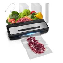 SucceBuy 80Kpa 120W Electric Vacuum Sealer Machine 7-in-1 Wet Food Sealer with Free 10pcs Vacuum Bags for Kitchen Food Storage with 30bags juoda