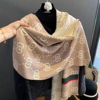 Šalikai Moterims Prabangūs Dizainerių Kašmyro Pashmina Šaliai Šildantys Žiemos Antklodė Didelė Apvyniojimo Stoliai Bufanda Moteriški Dryžuoti Apvyniojimai One Size