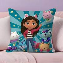 Anime G-Gabbys D-Dollhouse Pillow Case  Ultra Soft Skin Friendly Fabric Cloud Like Comfort & Concealed Zipper 30cmx30cm