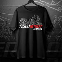 20092021 Modeliai Britų Tiger Sport 1050 Motociklo Marškinėliai 100% Medvilnė Apvalus Kaklas Trumpomis Rankovėmis Laisvalaikio Vyriški Marškinėliai Rider Streetwear S