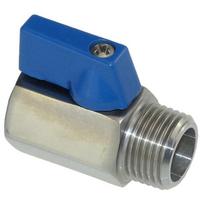 316 Nerūdijančio plieno krano rutulinis ventilis 1/4 3/8 1/2  išorinis vidinis sriegis sanitarinis mini rutulinis ventilis vandeniui, aliejui, rūgštims, naminiam alui Male to Female