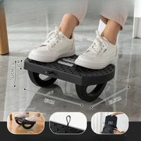 Detachable Home Office Plastic Footrest Stool Ergonomic Under Desk Foot Massager  Portable Footrest Rockable Foot Resting Stool juoda