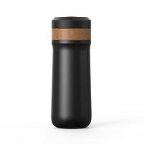 ICafilas 320ml Portable French Press Coffee Maker 304 Stainless Steel Tea & Coffee Insulated Travel Mug for Camping and Outdoor 301-400ml