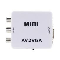 Av Rca To Vga Video Adapter Hd 1080P Tv Converter Switch Box one size