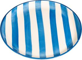 Zafferano Pusryčių lėkštė Lido Righe, dryžuota, 21 cm, mėlyna
