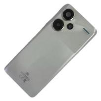 Baterijos dangtelis, skydelis, galinis stiklas, galinės dalies korpusas su kameros objektyvo remontinėmis dalimis, skirtas Redmi Note 13 Pro Plus 5G balta