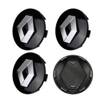 4 vnt. 56 mm automobilio emblemos ratų centrinės stebulės dangteliai Automobilio ratlankio dangteliai Renault Dacia Koleos Clio Laguna 2 Megane 2 3 Duster Logan Captur juoda