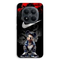 Telefono dėklas - MANIACASE - Xiaomi Redmi Note 15 Pro 5G - Silikonas TPU - Juodas - Nike Mickey Jordan