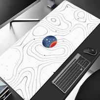 S-StarfieldS Mouse Pad Gaming Couple Locking Edge Big Computer Gamer Large Rubber Art Mousepad Laptop Desk Mat 600x300x2mm