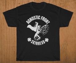 Agnostic Front Cotton Black TShirt BL547 Unisex T-Shirt S