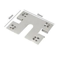 Solar Panel Grounding Clips 100pcs Stainless Steel for Mounting and Secure Installation of Photovoltaic Systems China Mainland