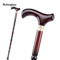 Raudona medinė vienos jungties madinga lazda pasivaikščiojimui, dekoratyvinė, skirta Cosplay, Helovino kuoka, ramentas, lazda, vyskupo lazda, 92 cm