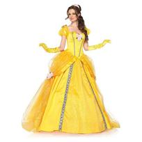 Suaugusių moterų Helovino Cosplay Belle Princesės Suknelė Grožis ir Žvėrys Anime Kostiumas Karnavalo Šventės Suknelės S