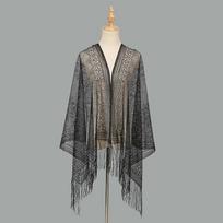 New Embroidery Lace Scarf Shawl Floral Triangular Veil Shawl For Women Party Scarf Wedding Poncho Stoles Ladies Headband Wraps