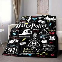 1 vnt. Harry Potter flanelinis pledas - Lengvas, minkštas, šiltas, visų sezonų pledas sofai, lovai, kelionėms, stovyklavimui L1029190 80x120cm