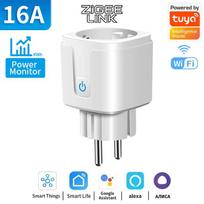 Tuya WiFi išmanusis kištukas ES 16A/20A Galios stebėjimo lizdas Smart Life programėlė Balso valdymas Alexa Google Home WIFI 16A