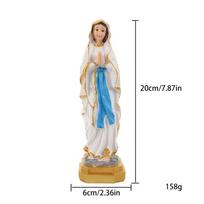 Nauja Dervinė Mergelės Marijos Statulėlė Rankų Darbo Amatai Dovana Palaiminta Mergelė Motina Marija Skulptūra Katalikiška Marijos Skulptūra Namų Dekoras