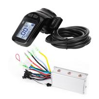 Elektrinio dviračio valdiklis, 36V 350W valdiklis, atsparus vandeniui LCD ekrano skydelis, bešepetėlis valdiklis, bešepetėlio valdiklio rinkinys elektriniam dviračiui ir paspirtukui