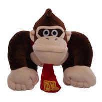 24cm Donkey Kong pliušiniai žaislai Mielas beždžionės minkštas žaislas Orangutango pliušinė lėlė Pliušiniai gyvūnai Gorilos lėlės Vaikų gimtadienio dovanoms 22cm gray