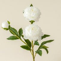 75CM Peony Silk Flowers Table Decor 3 Heads Simulation Flowers DIY Long Branch Artificial Peony Bouquet Home Wedding Decoration balta