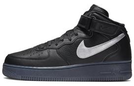 Nike Air Force 1 Mid Premium 'Black Metallic Silver' DX3061-001 45
