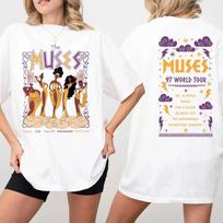 2026 Fashion Retro Anime Cartoon Tee Summer Hercules The Muses 97 World Tour Comfort Parent-child Shirt Cotton Sports Jersey S juoda
