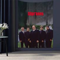 Classic Movie TV Series The Sopranos Tapestry Art Printing Art Science Fiction Room Home Decor Wall Art Decor 74x94cm(29x37in)