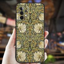 William Morris Case For Samsung Galaxy A54 A34 A24 A14 A12 A32 A52 A51 A71 A50 A70 A13 A33 A53 A52S Coque Samsung A71 4G