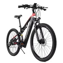 RANDRIDE YG90B elektrinis dviratis, 1000W didelės galios variklis 48V17AH baterija hidraulinis stabdys suaugusiųjų visureigis elektrinis dviratis 27,5 colių ratai 1000W 48V 17AH juoda