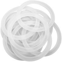 20Pcs Jar Silicone Sealing Rings Food Grade Flexible Airtight Seal Replacement Gaskets for Mason Jars Household Storage Fresh 7x7cm