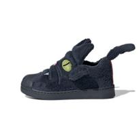 Adidas Originals SUPERSTAR Comfortable Low top Skateboard Shoes Black Infant And Toddler GX3273 20