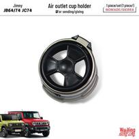 Foldable Air Vent Cup Holder for 2019-2026 Suzuki Jimny JB64/74/JC74 juoda