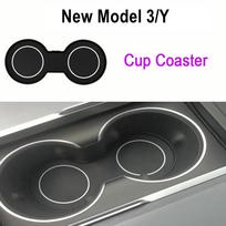 Center Console Trays for Tesla Model Y Juniper 2025 Launch Model 3 Highland Organizer Accessories Armrest Storage Box Cup Holder