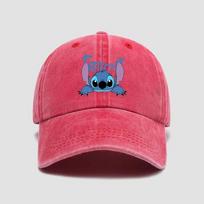 Stitch Laisvalaikio kepurė Kawaii Animacinis Anime Figūrėlės Beisbolo kepuraitės Kvėpuojančios Snapback Kepurės nuo saulės Reguliuojama kepuraitė su snapeliu Unisex Vaikų dovanos