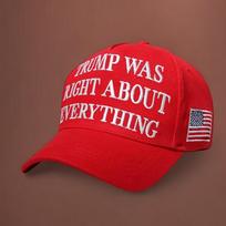 1 vnt. Trumpas buvo teisus dėl visko Sunkvežimio vairuotojo kepuraitės, Padarykime Ameriką vėl didžią Lauko snapelinė kepuraitė, Unisex reguliuojamas dydis Paprastas Emb raudona