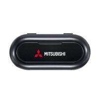 Automobilio skydelio nuo saulės akinių laikymo dėžutė Laikiklis Organizatorius Automobilio stilius Mitsubishi Outlander I200 Pajero Eclipse ASX Lancer Space Delica Ex juoda
