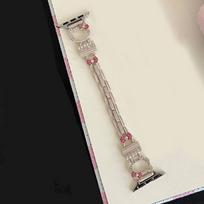 Sanrio HelloKitty Stainless Steel Strap for Apple Watch Bands 5mm 44mm 42mm 41mm 38mm 49mm 40mm Creativity Women Iwatch Series 38 40 41 S10 42 smėlis