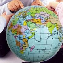 Pripučiamas Pasaulio Žemės žemėlapis Geografijos mokytojo pagalbos kamuoliukas Kalėdų dovana 38cm