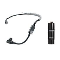 SHURE SM35 Profesionali ausinė kondensatorinis mikrofonas XLR adapteris juoda