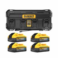 DCB1404H4 DeWALT POWERSTACK 18V akumuliatorių ir kroviklio rinkinys (4x5.0 Ah)
