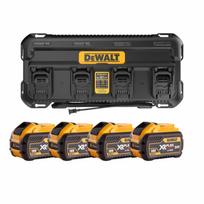 DCB1404X4 DeWALT FLEXVOLT 54V akumuliatorių ir kroviklio rinkinys (4x9.0 Ah)